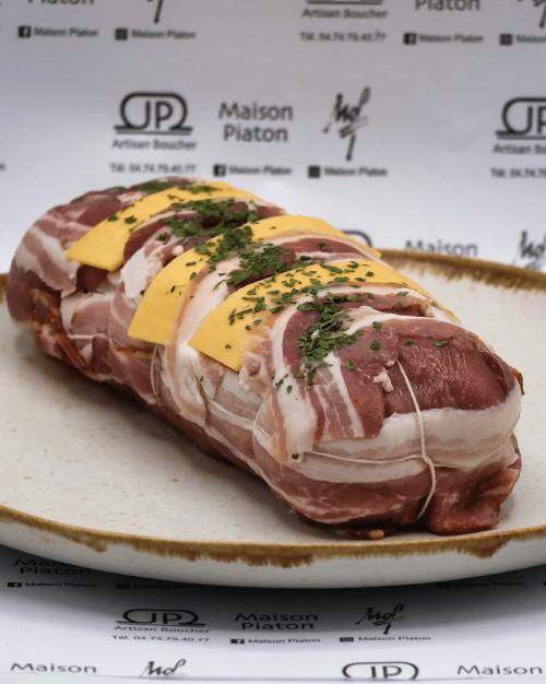 Filet Mignon Cheddar, Confit d'Oignon et Pancetta