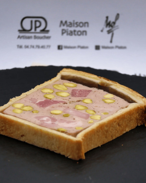 Pate croute porc pistache et champignon