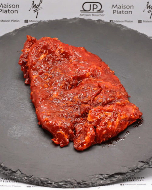 Bavette marinée à l'échalote